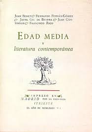 Edad Media y literatura contemporánea