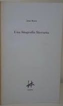 Una biografía literaria