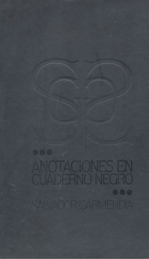 Anotaciones en cuaderno negro