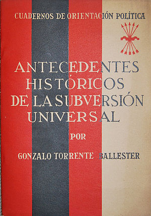 Antecedentes históricos de la subversión universal