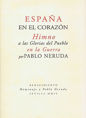 España en el corazón. Himno de las glorias del pueblo en la guerra