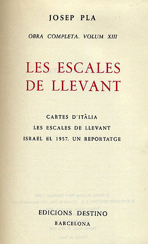 Les escales de Llevant