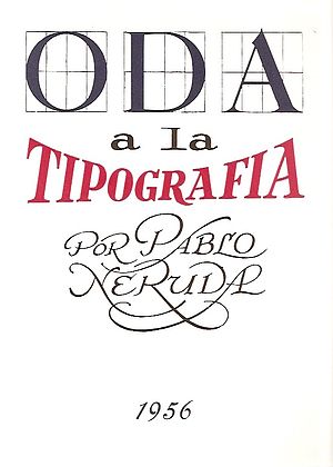 Oda a la tipografía