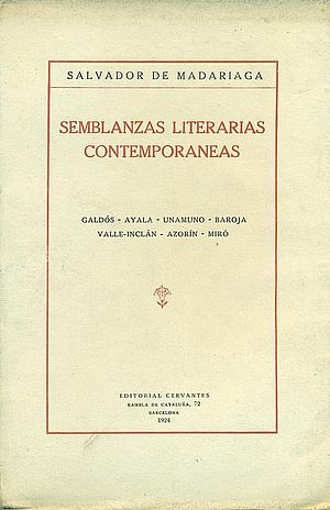 Semblanzas literarias contemporáneas